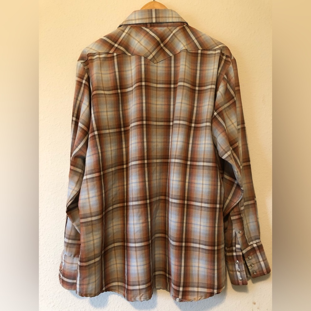 BIGMAC PLAID SHIRT PEARL SNAPS SZ UNKNOWN - Picture 2 of 7